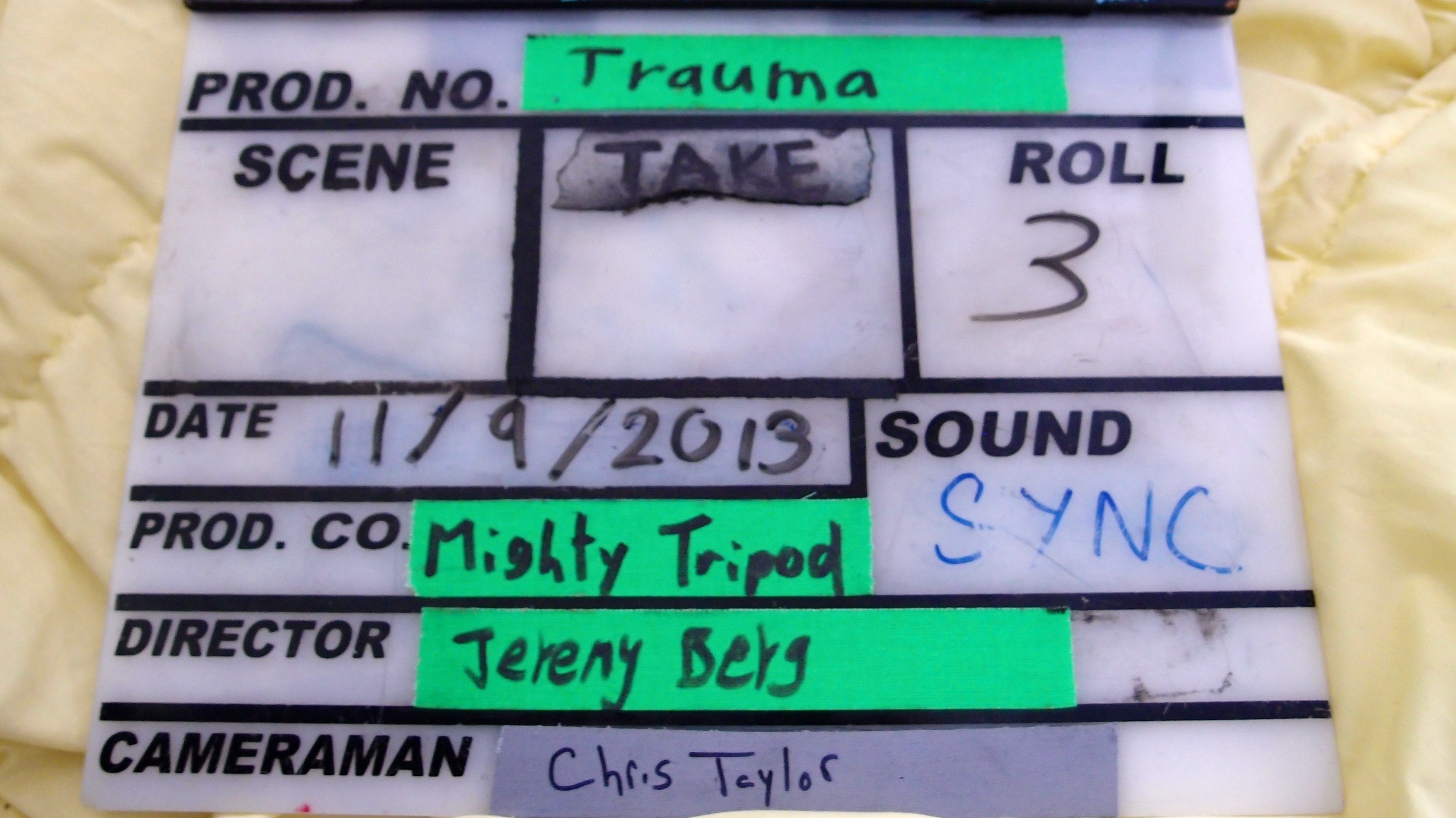 Mighty Tripod Productions, 48 Hour Horror Fest 2013, Trauma